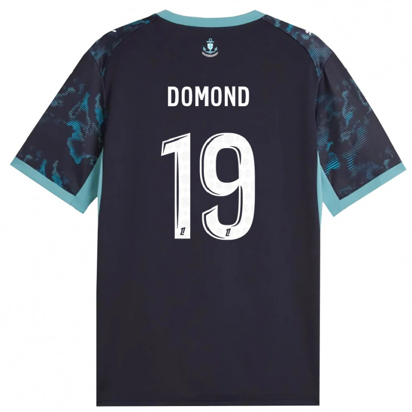 Danxen Kinder Chelsea Domond #19 Blass Türkis Weiß Schwarz Auswärtstrikot Trikot 2026/27 T-Shirt Österreich