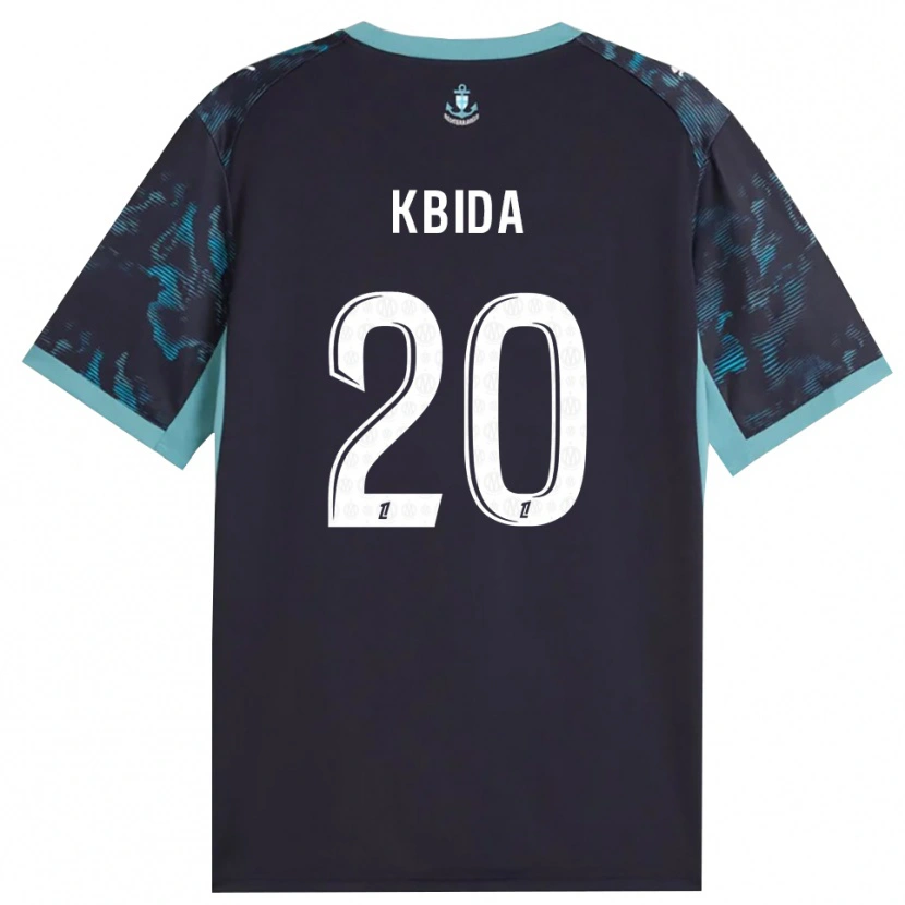 Danxen Kinder Inès Kbida #20 Blass Türkis Weiß Schwarz Auswärtstrikot Trikot 2026/27 T-Shirt Österreich