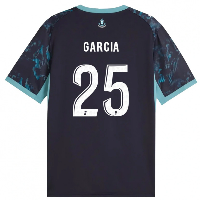 Danxen Kinder Ulisses Garcia #25 Blass Türkis Weiß Schwarz Auswärtstrikot Trikot 2026/27 T-Shirt Österreich