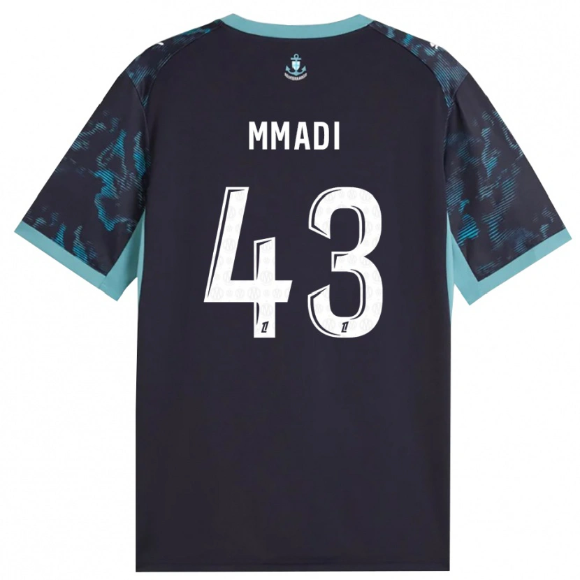 Danxen Kinder Tadjidine Mmadi #43 Blass Türkis Weiß Schwarz Auswärtstrikot Trikot 2026/27 T-Shirt Österreich