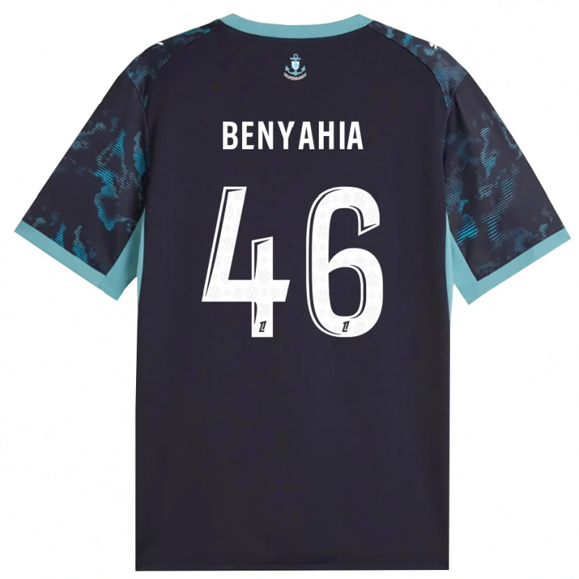 Danxen Kinder Aylan Benyahia-Tani #46 Blass Türkis Weiß Schwarz Auswärtstrikot Trikot 2026/27 T-Shirt Österreich