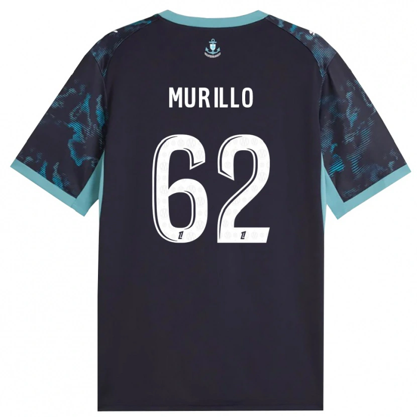 Danxen Kinder Amir Murillo #62 Blass Türkis Weiß Schwarz Auswärtstrikot Trikot 2026/27 T-Shirt Österreich