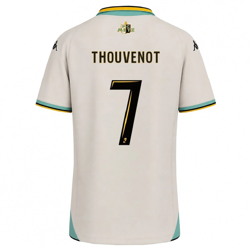 Danxen Kinder Jules Thouvenot #7 Florales Weiß Schwarz Auswärtstrikot Trikot 2026/27 T-Shirt Österreich
