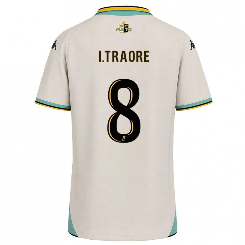 Danxen Kinder Ismaël Traoré #8 Florales Weiß Schwarz Auswärtstrikot Trikot 2026/27 T-Shirt Österreich