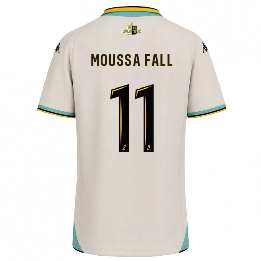 Danxen Kinder Pape Moussa Fall #11 Florales Weiß Schwarz Auswärtstrikot Trikot 2026/27 T-Shirt Österreich