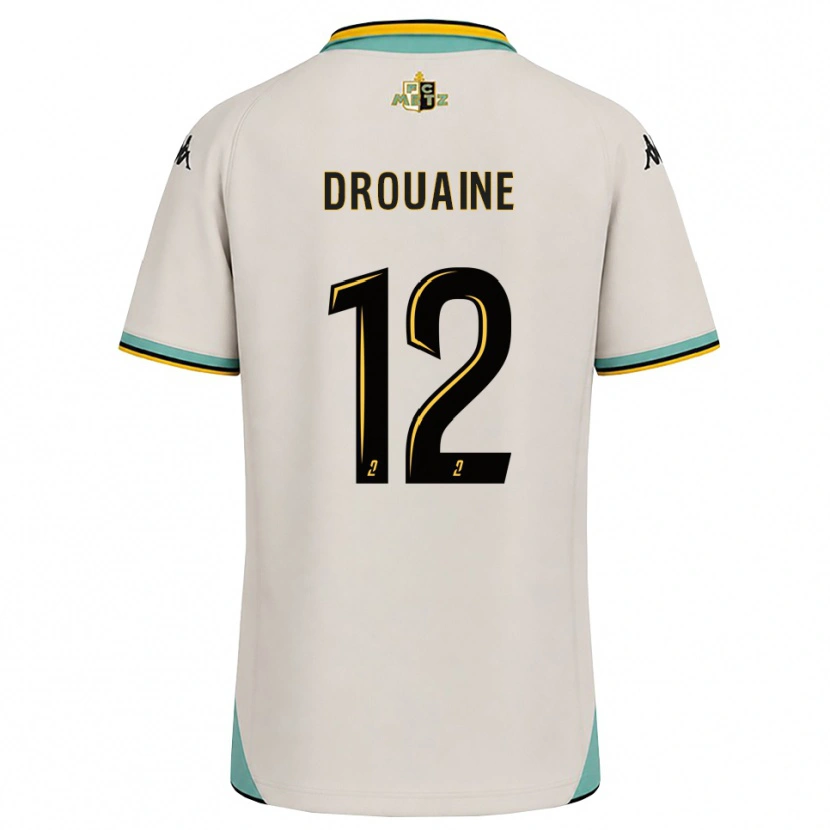 Danxen Kinder Mathieu Drouaine #12 Florales Weiß Schwarz Auswärtstrikot Trikot 2026/27 T-Shirt Österreich