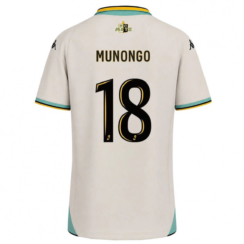 Danxen Kinder Believe Munongo #18 Florales Weiß Schwarz Auswärtstrikot Trikot 2026/27 T-Shirt Österreich