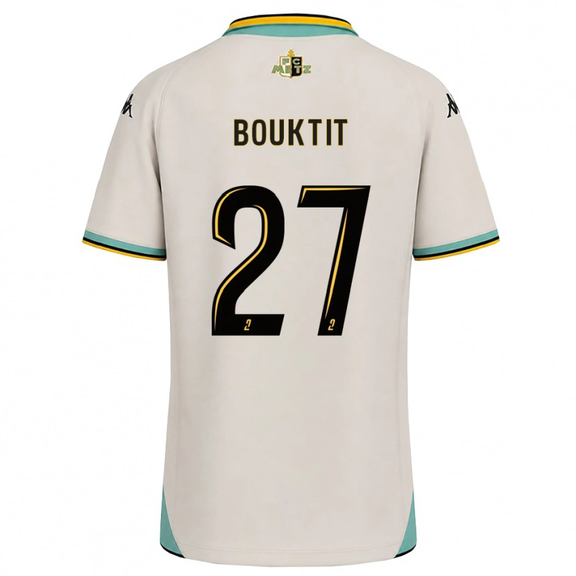 Danxen Kinder Assia Bouktit #27 Florales Weiß Schwarz Auswärtstrikot Trikot 2026/27 T-Shirt Österreich