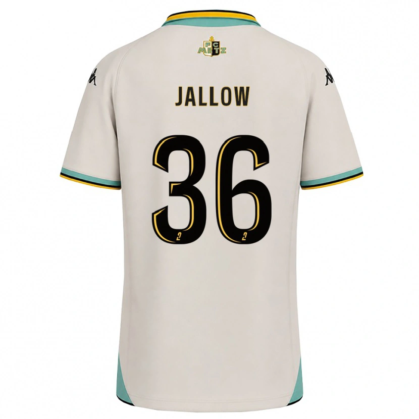 Danxen Kinder Ablie Jallow #36 Florales Weiß Schwarz Auswärtstrikot Trikot 2026/27 T-Shirt Österreich