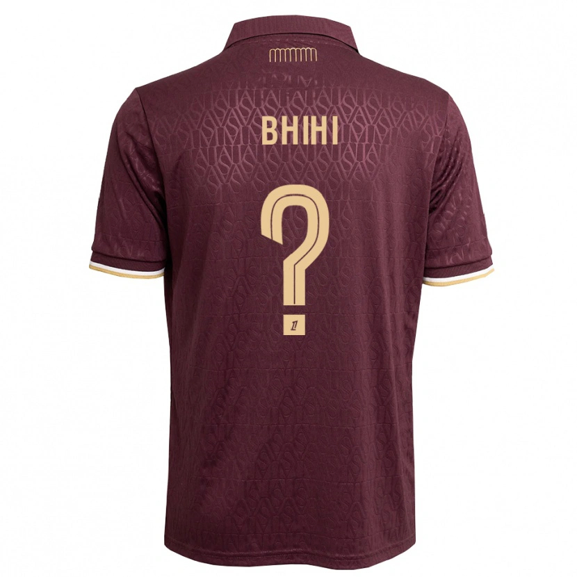 Danxen Kinder Saad Bhihi #0 Weinrot Sandbraun Auswärtstrikot Trikot 2026/27 T-Shirt Österreich