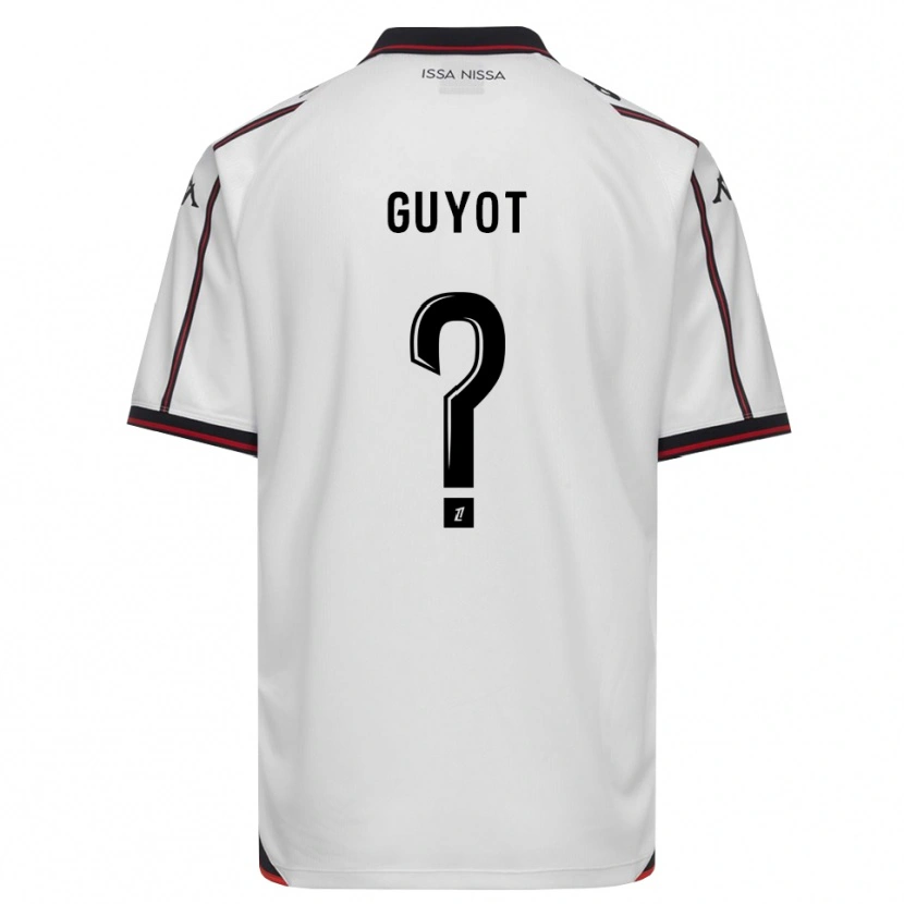 Danxen Kinder Loucas Guyot #0 Schwarz Weiß Auswärtstrikot Trikot 2026/27 T-Shirt Österreich