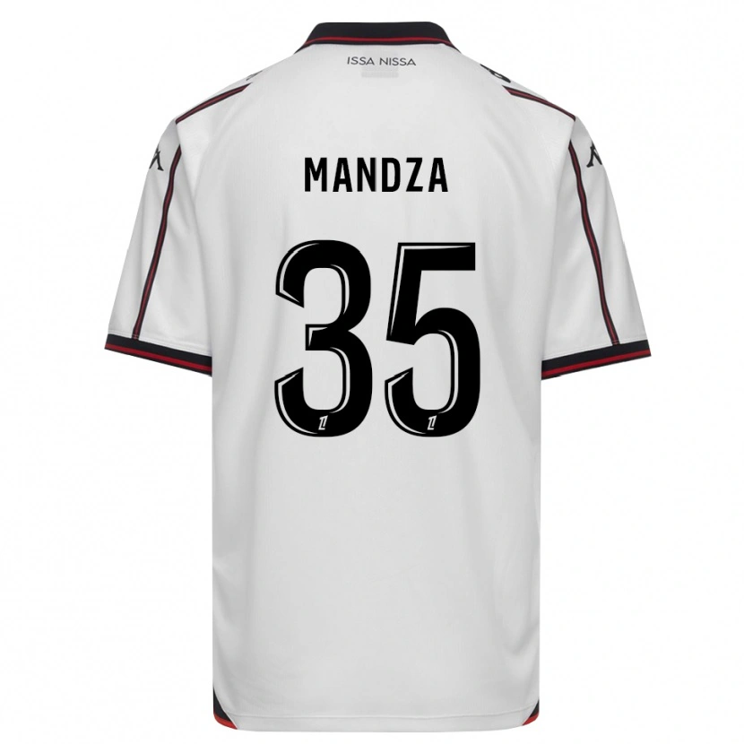 Danxen Kinder Xavier Mandza #35 Schwarz Weiß Auswärtstrikot Trikot 2026/27 T-Shirt Österreich
