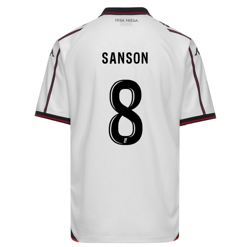 Danxen Kinder Morgan Sanson #8 Schwarz Weiß Auswärtstrikot Trikot 2026/27 T-Shirt Österreich