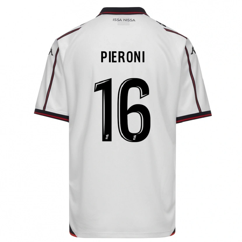 Danxen Kinder Dorian Pieroni #16 Schwarz Weiß Auswärtstrikot Trikot 2026/27 T-Shirt Österreich