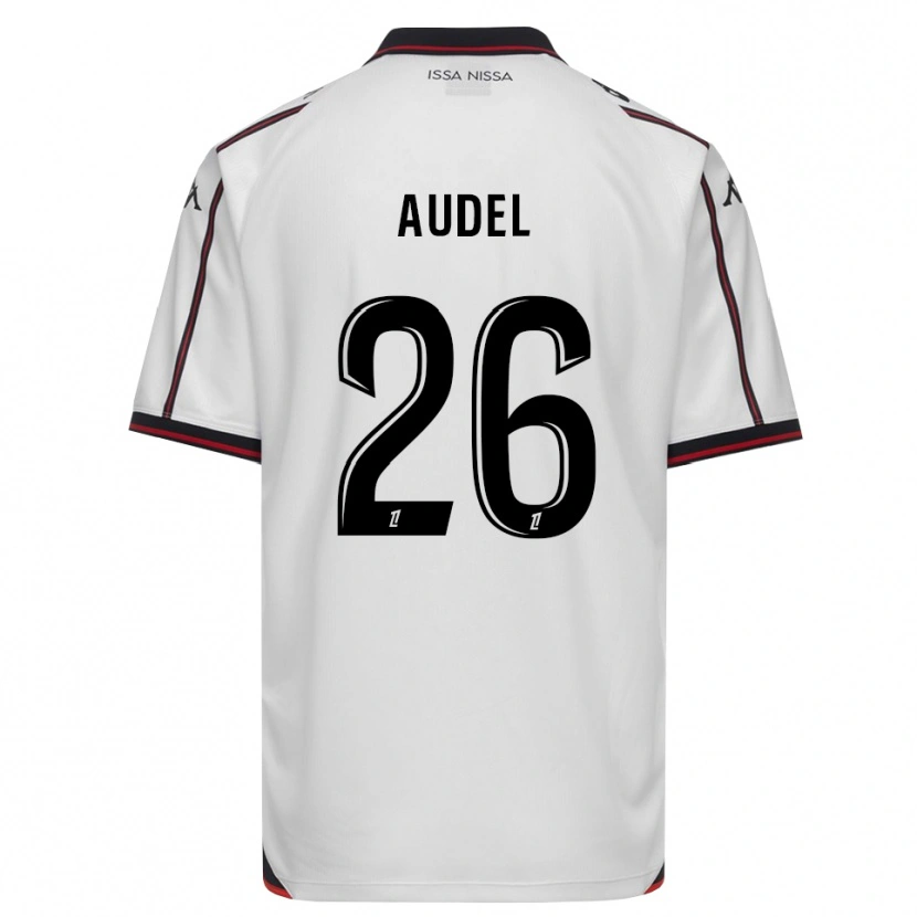 Danxen Kinder Johan Audel #26 Schwarz Weiß Auswärtstrikot Trikot 2026/27 T-Shirt Österreich
