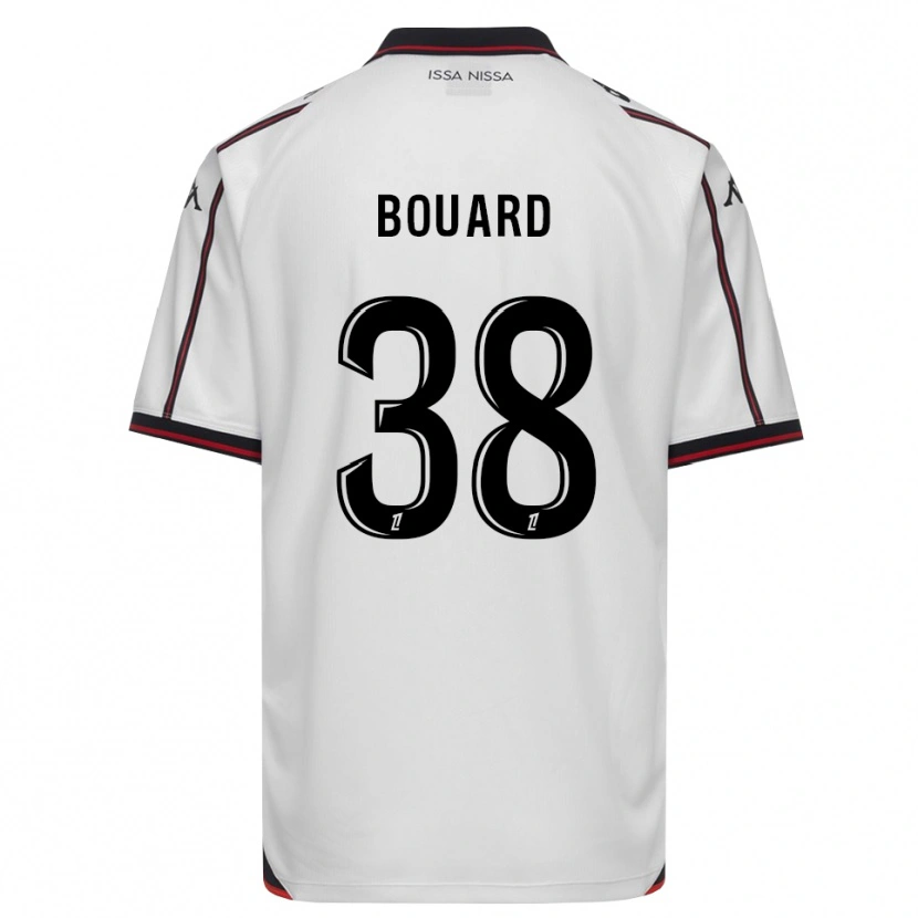 Danxen Kinder Enguerrand Bouard #38 Schwarz Weiß Auswärtstrikot Trikot 2026/27 T-Shirt Österreich
