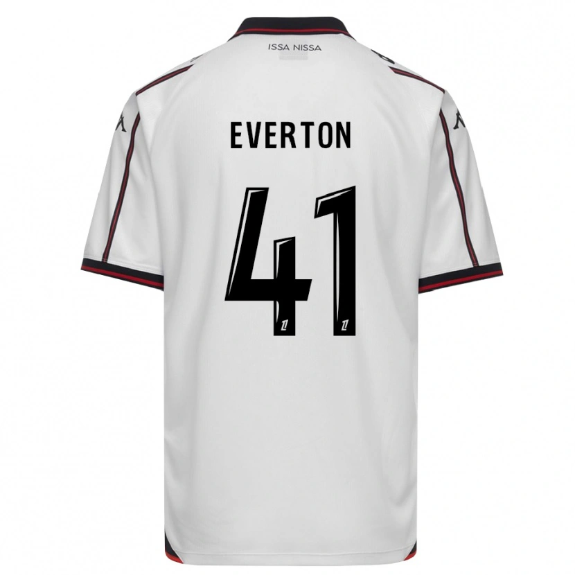 Danxen Kinder Everton Pereira Da Silva #41 Schwarz Weiß Auswärtstrikot Trikot 2026/27 T-Shirt Österreich