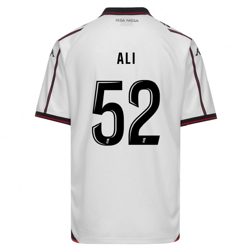 Danxen Kinder Kéfren Ali #52 Schwarz Weiß Auswärtstrikot Trikot 2026/27 T-Shirt Österreich