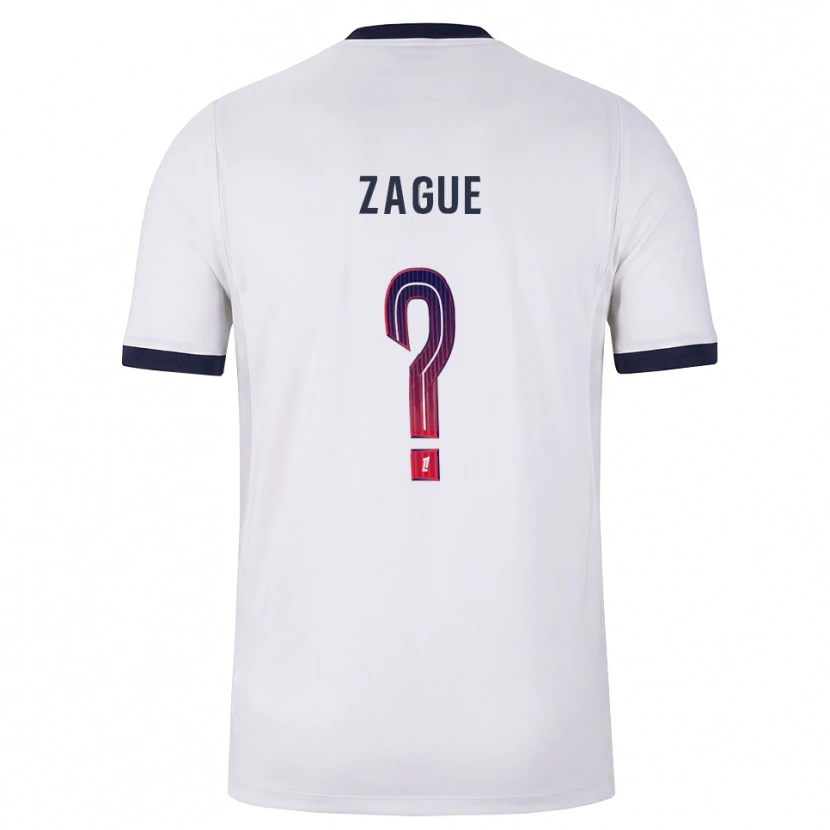 Danxen Kinder Yoram Zague #0 Weiß Schwarz Rot Auswärtstrikot Trikot 2026/27 T-Shirt Österreich