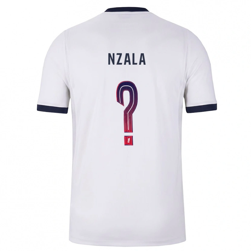 Danxen Kinder Emmanuel Nzala #0 Weiß Schwarz Rot Auswärtstrikot Trikot 2026/27 T-Shirt Österreich