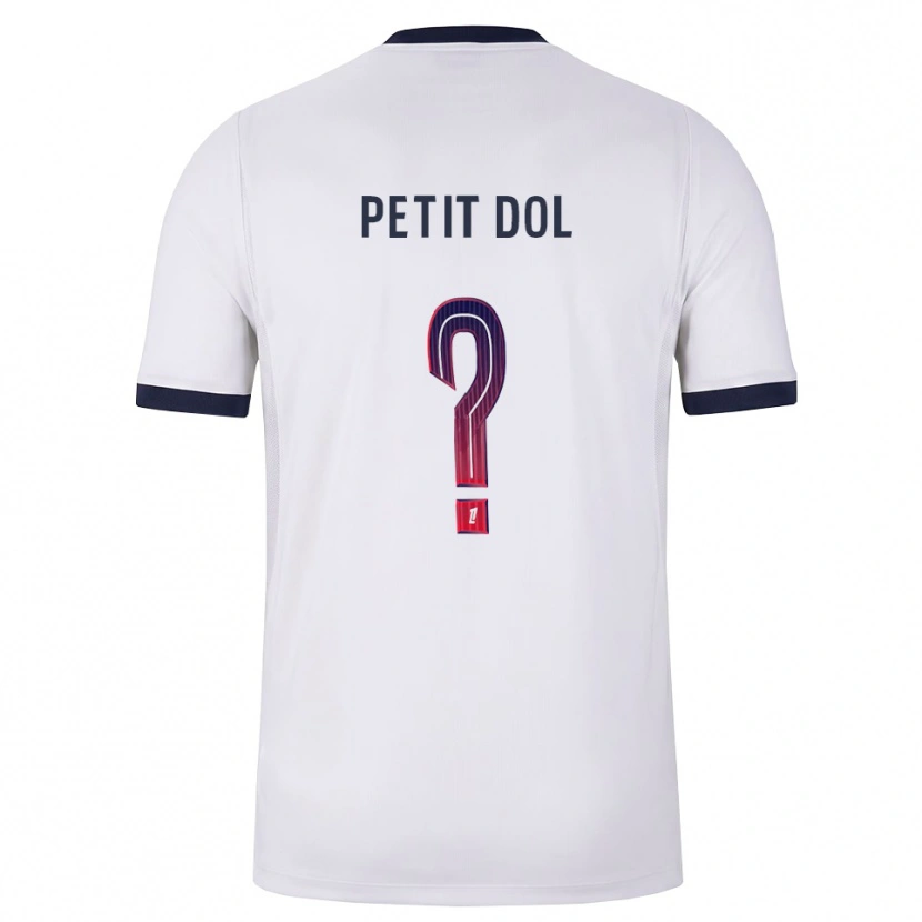 Danxen Kinder Mathieu Petit Dol #0 Weiß Schwarz Rot Auswärtstrikot Trikot 2026/27 T-Shirt Österreich