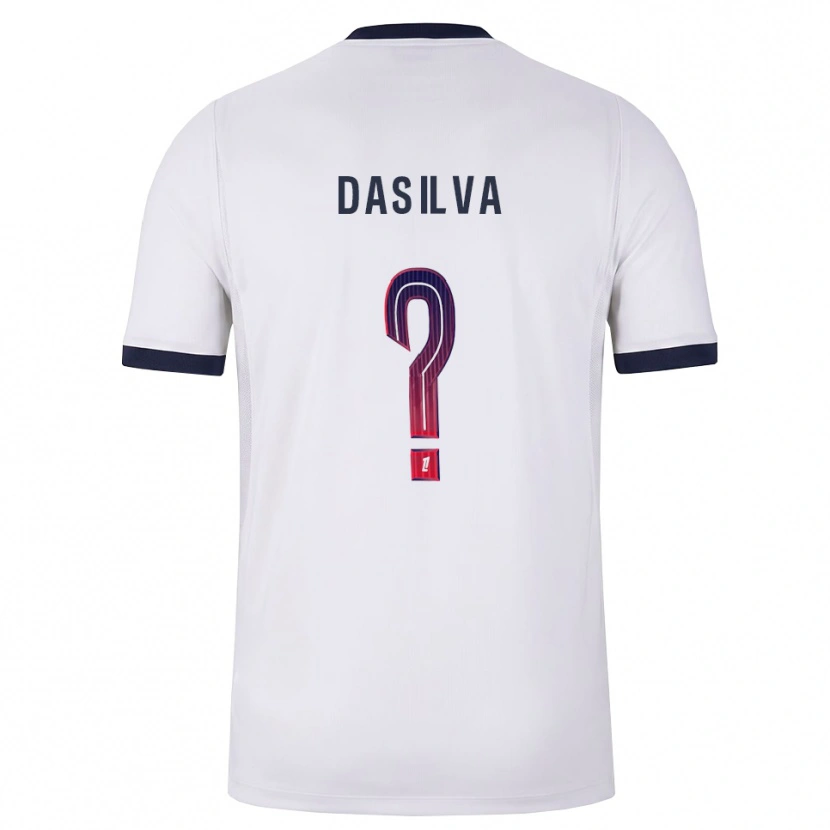 Danxen Kinder Josué Dasilva #0 Weiß Schwarz Rot Auswärtstrikot Trikot 2026/27 T-Shirt Österreich