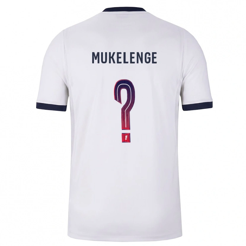Danxen Kinder Christ Mukelenge #0 Weiß Schwarz Rot Auswärtstrikot Trikot 2026/27 T-Shirt Österreich