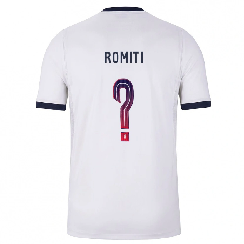 Danxen Kinder Olivia Romiti #0 Weiß Schwarz Rot Auswärtstrikot Trikot 2026/27 T-Shirt Österreich