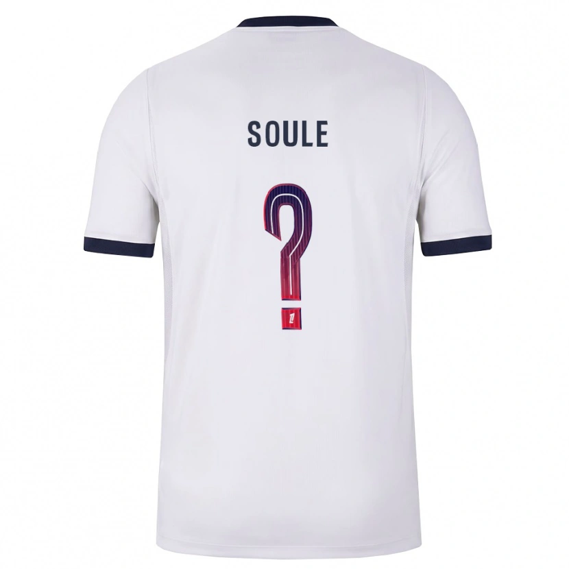 Danxen Kinder Chams Soule #0 Weiß Schwarz Rot Auswärtstrikot Trikot 2026/27 T-Shirt Österreich