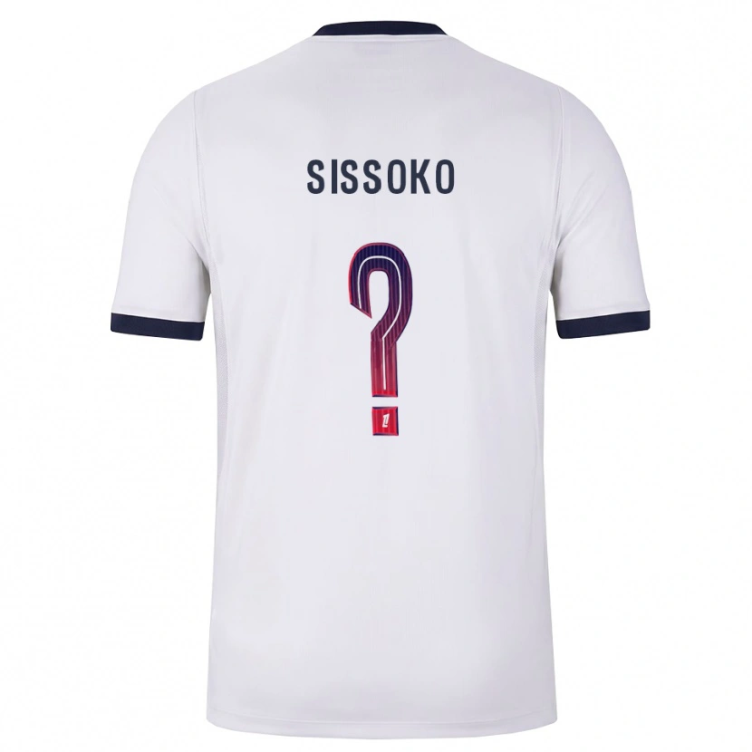 Danxen Kinder Nassiama Sissoko #0 Weiß Schwarz Rot Auswärtstrikot Trikot 2026/27 T-Shirt Österreich