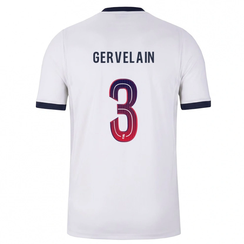 Danxen Kinder Jordan Gervelain #3 Weiß Schwarz Rot Auswärtstrikot Trikot 2026/27 T-Shirt Österreich