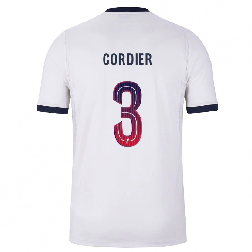 Danxen Kinder Thomas Cordier #3 Weiß Schwarz Rot Auswärtstrikot Trikot 2026/27 T-Shirt Österreich