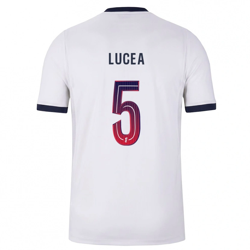 Danxen Kinder Dimitri Lucea #5 Weiß Schwarz Rot Auswärtstrikot Trikot 2026/27 T-Shirt Österreich