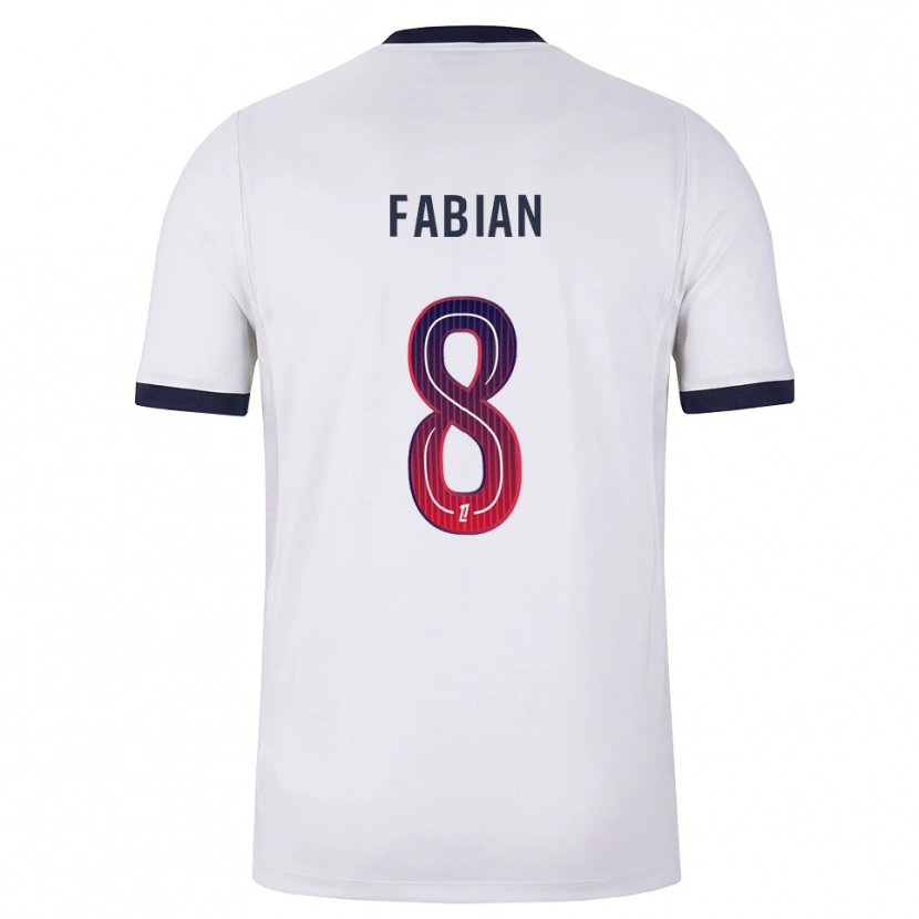 Danxen Kinder Fabián Ruiz #8 Weiß Schwarz Rot Auswärtstrikot Trikot 2026/27 T-Shirt Österreich