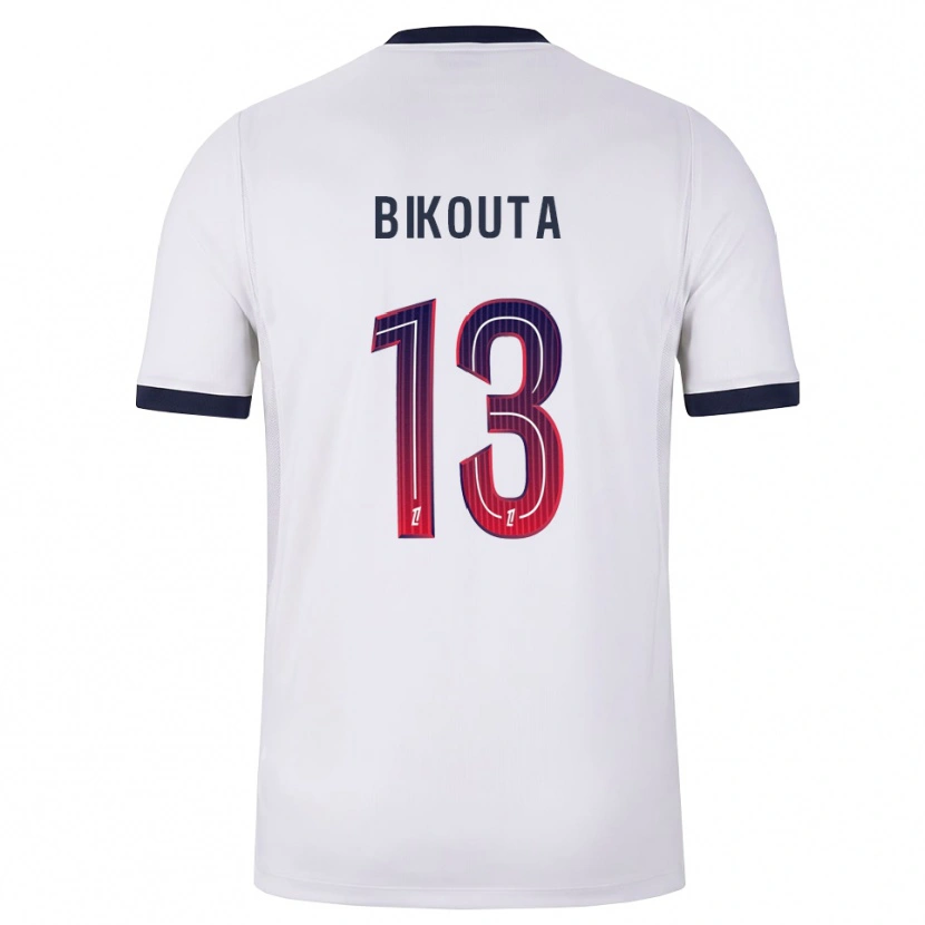 Danxen Kinder Dan-Patrice Bikouta #13 Weiß Schwarz Rot Auswärtstrikot Trikot 2026/27 T-Shirt Österreich