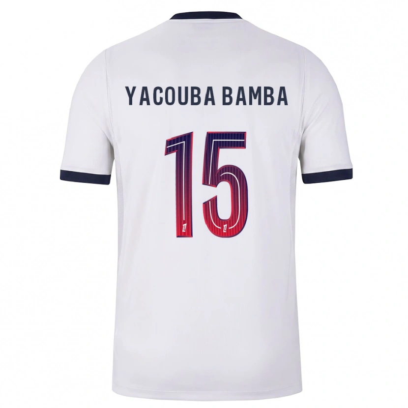 Danxen Kinder Ben Yacouba Bamba #15 Weiß Schwarz Rot Auswärtstrikot Trikot 2026/27 T-Shirt Österreich