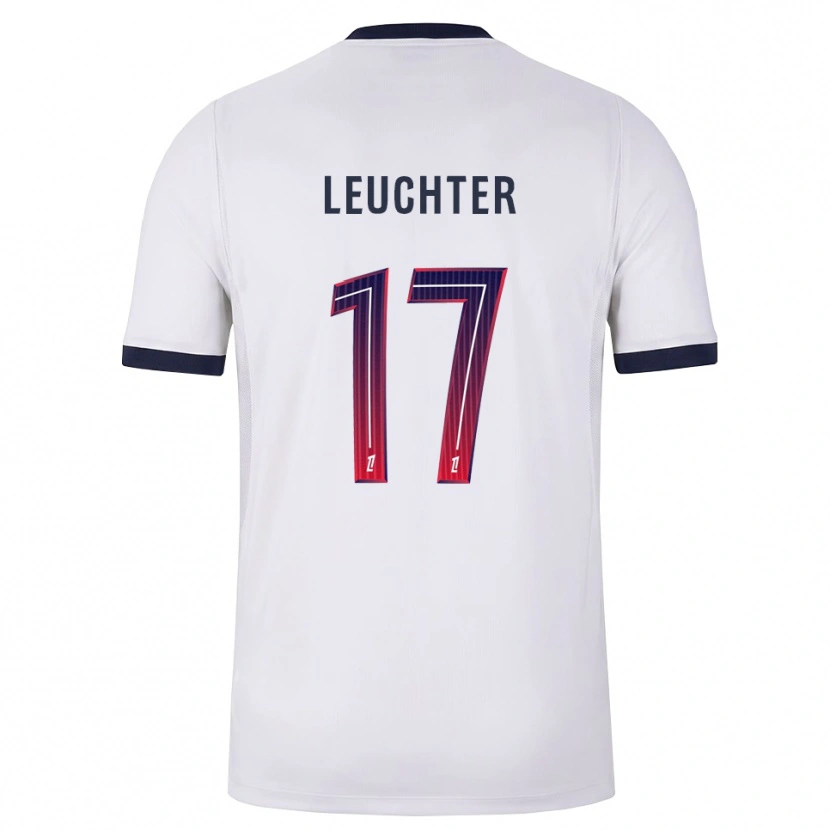 Danxen Kinder Romée Leuchter #17 Weiß Schwarz Rot Auswärtstrikot Trikot 2026/27 T-Shirt Österreich