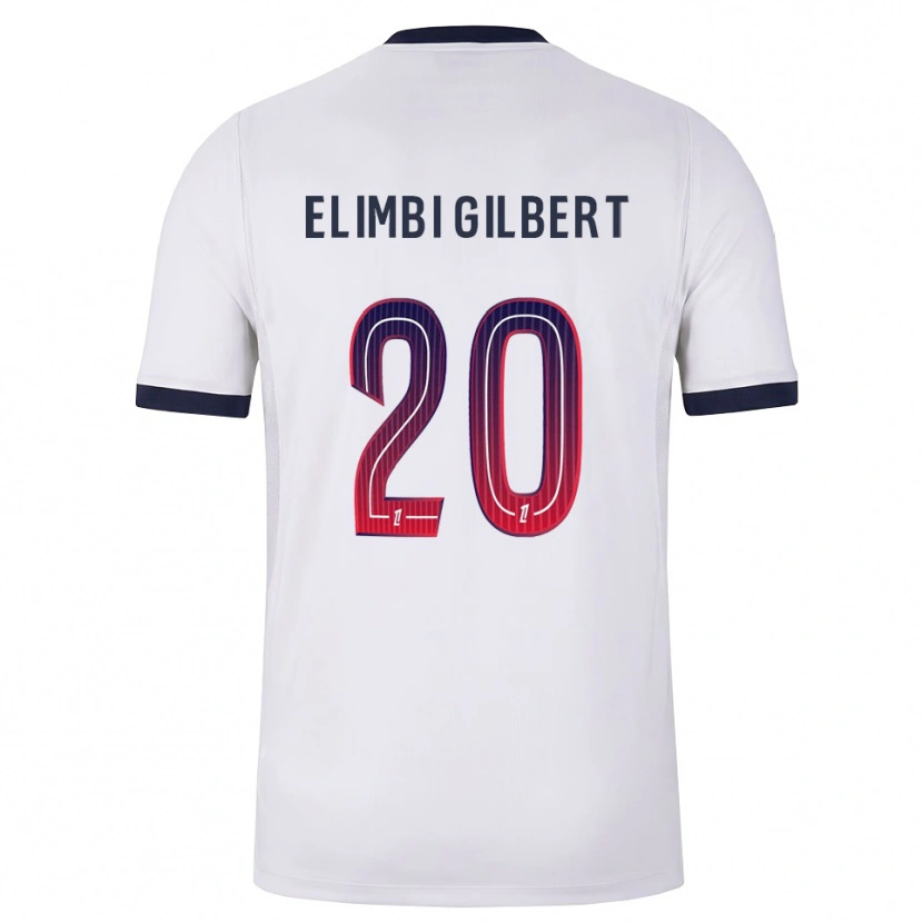 Danxen Kinder Tara Elimbi Gilbert #20 Weiß Schwarz Rot Auswärtstrikot Trikot 2026/27 T-Shirt Österreich