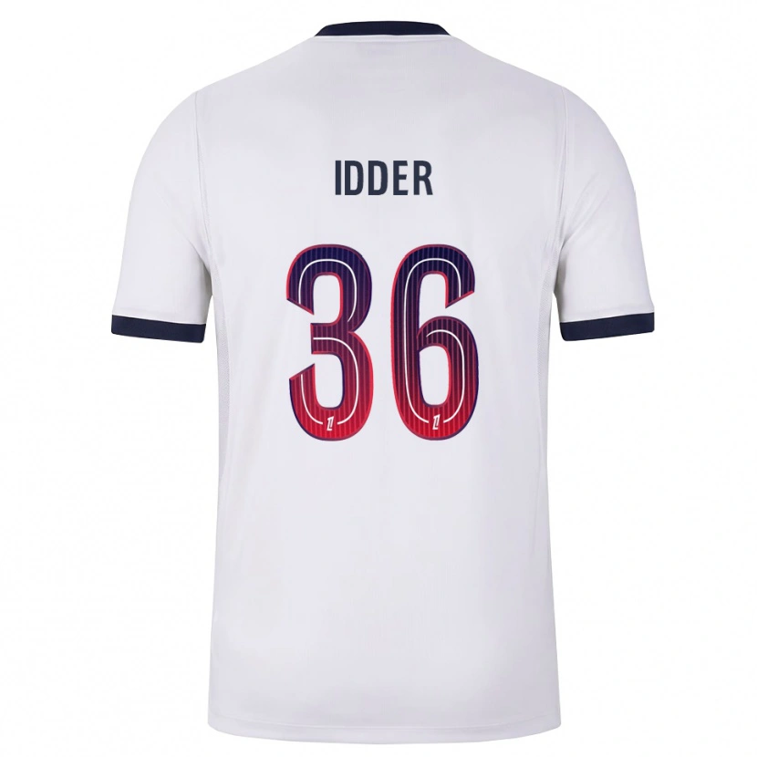 Danxen Kinder Younes Idder #36 Weiß Schwarz Rot Auswärtstrikot Trikot 2026/27 T-Shirt Österreich