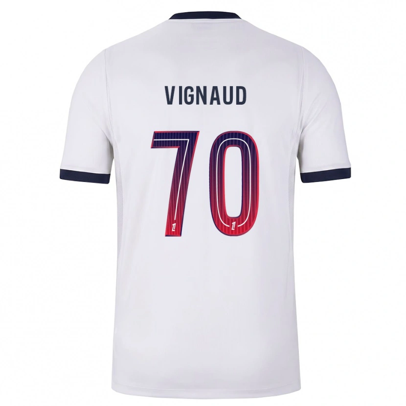 Danxen Kinder Arthur Vignaud #70 Weiß Schwarz Rot Auswärtstrikot Trikot 2026/27 T-Shirt Österreich