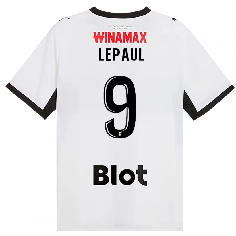 Danxen Kinder Estéban Lepaul #9 Schwarz Weiß Rot Auswärtstrikot Trikot 2026/27 T-Shirt Österreich