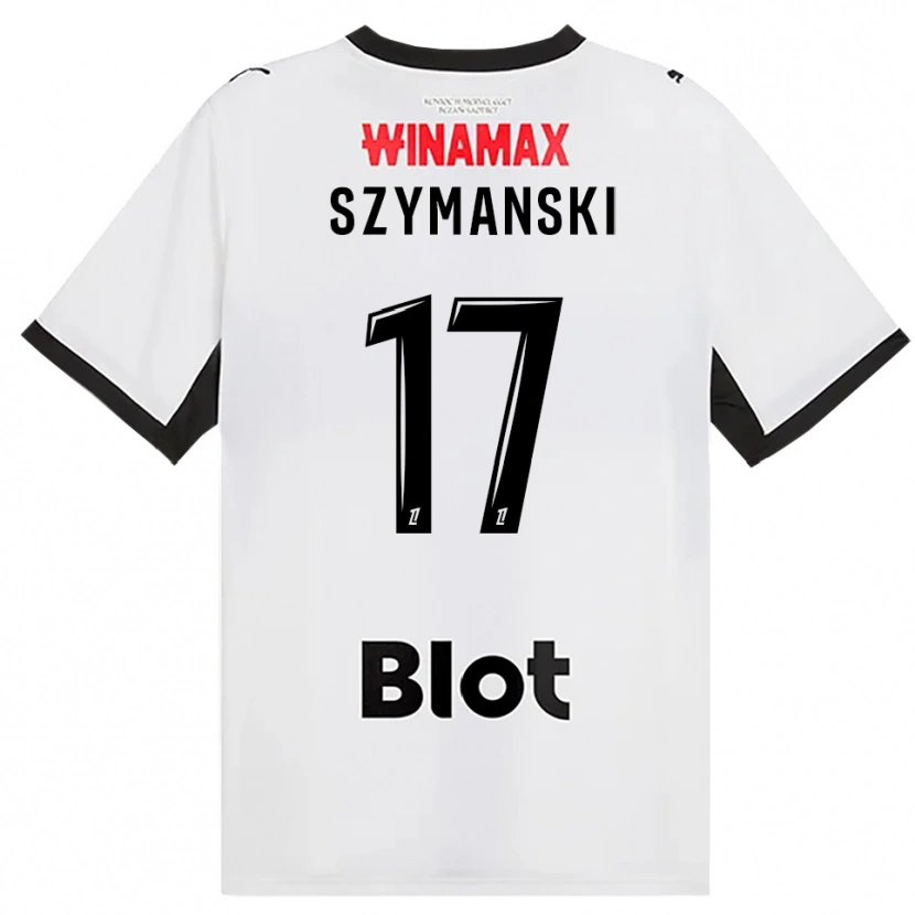 Danxen Kinder Sebastian Szymanski #17 Schwarz Weiß Rot Auswärtstrikot Trikot 2026/27 T-Shirt Österreich
