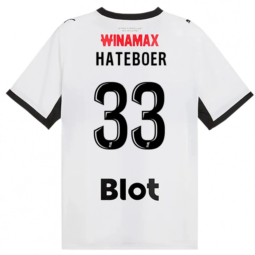 Danxen Kinder Hans Hateboer #33 Schwarz Weiß Rot Auswärtstrikot Trikot 2026/27 T-Shirt Österreich