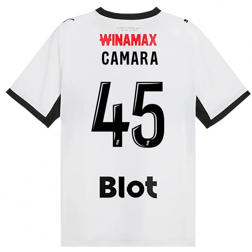 Danxen Kinder Mahdi Camara #45 Schwarz Weiß Rot Auswärtstrikot Trikot 2026/27 T-Shirt Österreich