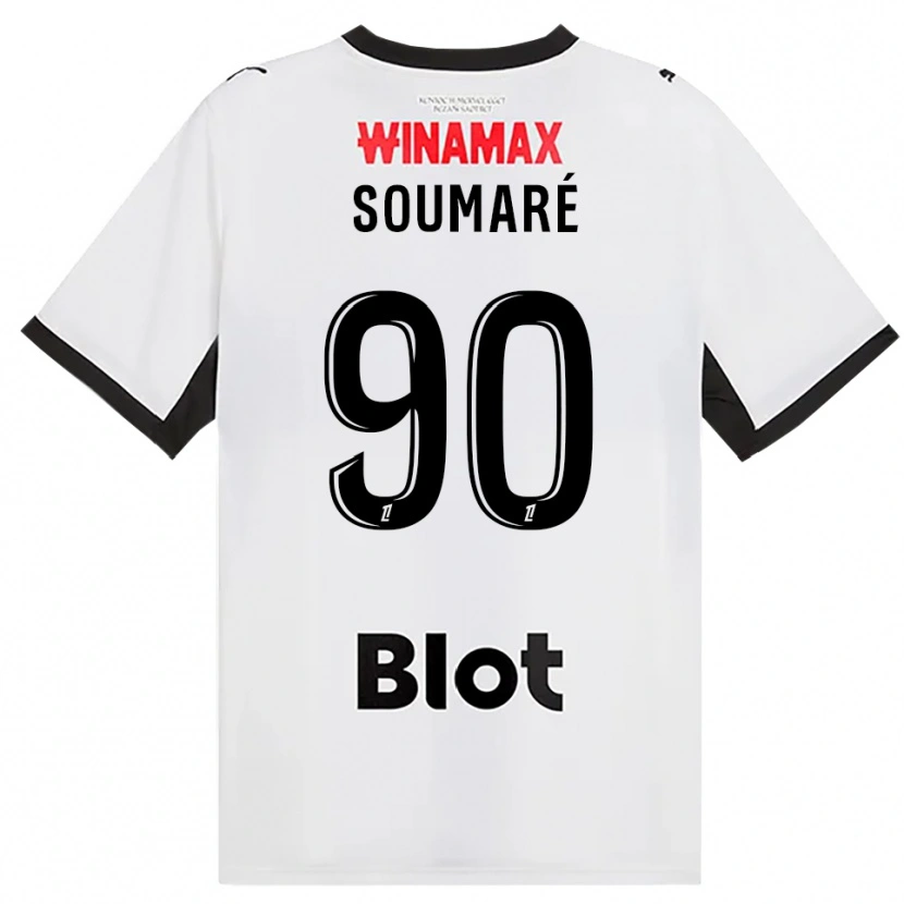 Danxen Kinder Issa Soumaré #90 Schwarz Weiß Rot Auswärtstrikot Trikot 2026/27 T-Shirt Österreich