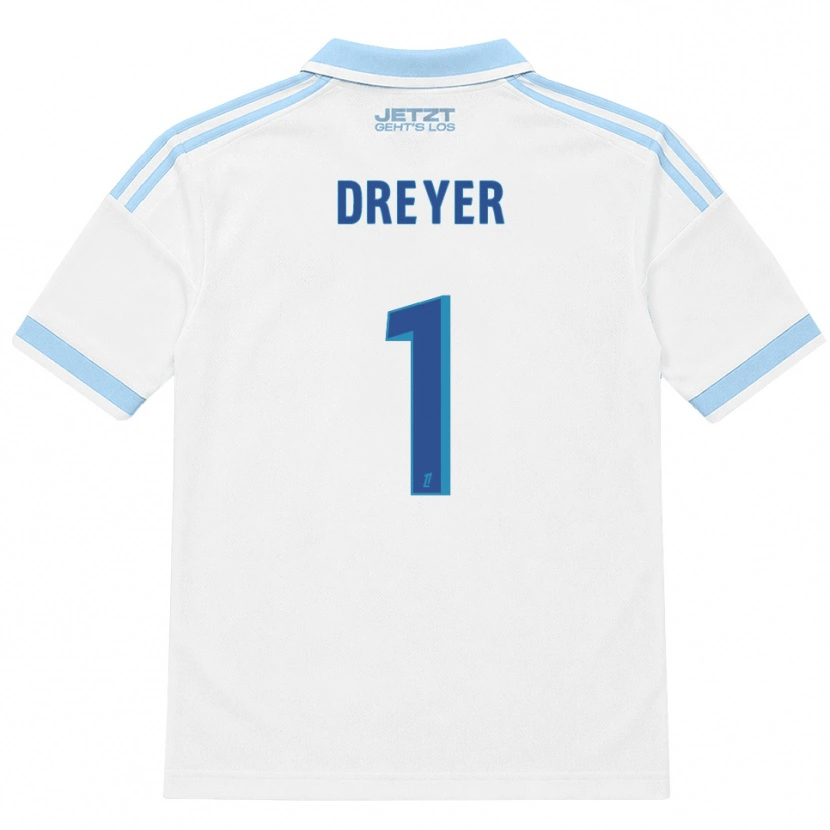 Danxen Kinder Matthieu Dreyer #1 Hellblau Weiß Rot Auswärtstrikot Trikot 2026/27 T-Shirt Österreich