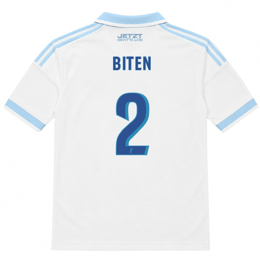 Danxen Kinder Clancy Valère Biten #2 Hellblau Weiß Rot Auswärtstrikot Trikot 2026/27 T-Shirt Österreich