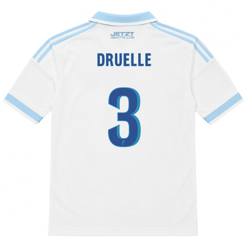 Danxen Kinder Robin Druelle #3 Hellblau Weiß Rot Auswärtstrikot Trikot 2026/27 T-Shirt Österreich