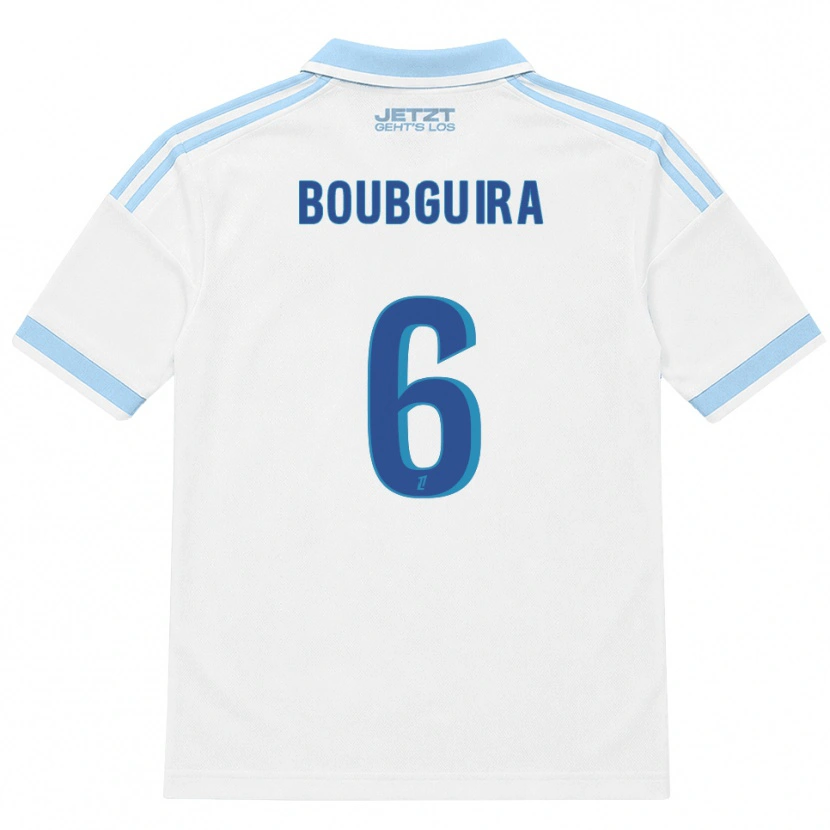 Danxen Kinder Fahim Boubguira #6 Hellblau Weiß Rot Auswärtstrikot Trikot 2026/27 T-Shirt Österreich