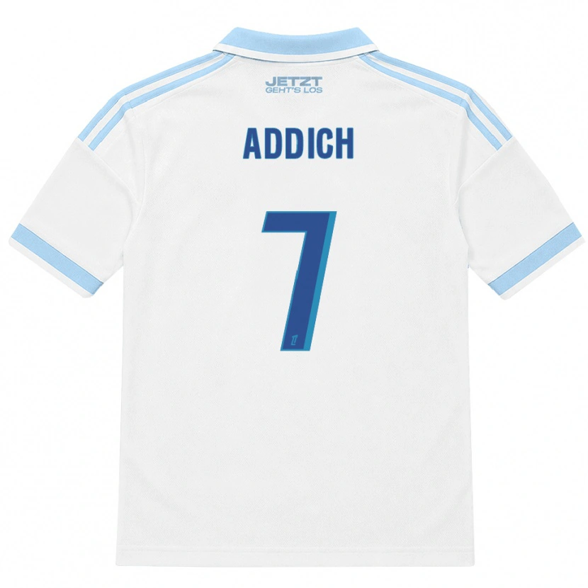 Danxen Kinder Yanis Addich #7 Hellblau Weiß Rot Auswärtstrikot Trikot 2026/27 T-Shirt Österreich